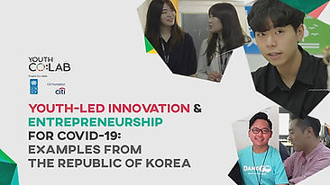 Young Korean Entrepreneurs innovative solutions to COVID-19 - USPC & Youth Co:Lab